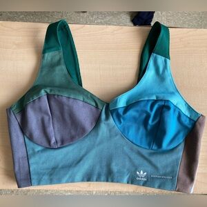 ADIDAS X KSENIASCHNAIDER REPROCESSED BRA TOP size 16